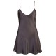 Satin Chemise Black M
