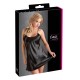 Satin Chemise Black M