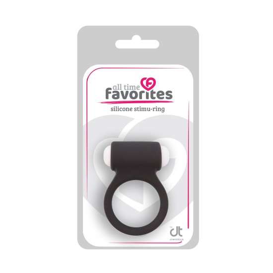 LIT-UP SILICONE STIMU RING 3 BLACK