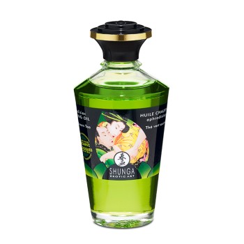 Óleo Massagem Afrodisiaco Chá Verde Exótico 100ml Óleo Massagem Afrodisiaco Chá Verde Exótico 100ml