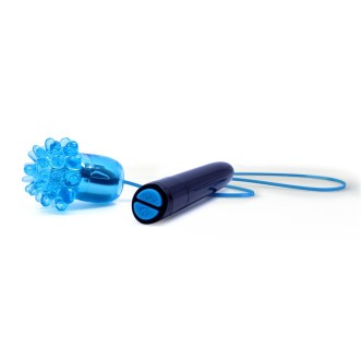 Ovo Vibratório com Capa e Comando Jumbo Rumblers Typhoon Azul Ovo Vibratório com Capa e Comando Jumbo Rumblers Typhoon Azul