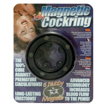 Anel Magnetic Cock Ring - Preto Anel Magnetic Cock Ring - Preto