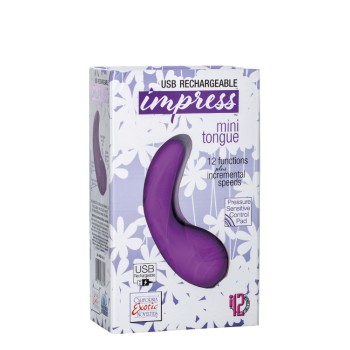 Vibrador Mini Tongue Roxo Vibrador Mini Tongue Roxo
