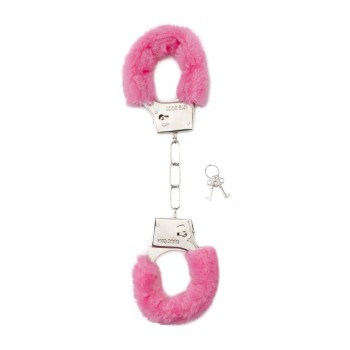 Algemas com Pelo - Rosa