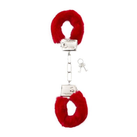 Algemas com Pelo - Vermelho Algemas com Pelo - Vermelho